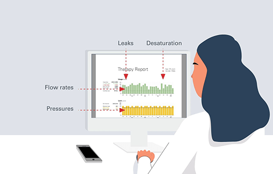 Analysing patient data illustration
