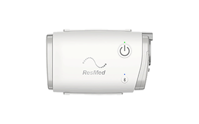 A cut-out of an AirMini portable CPAP machine