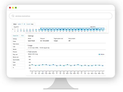 Remote-settings-view-data-ventilation-Airview-telemonitoring-ResMed