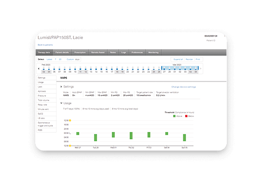 airview for ventilation patient management advanced features