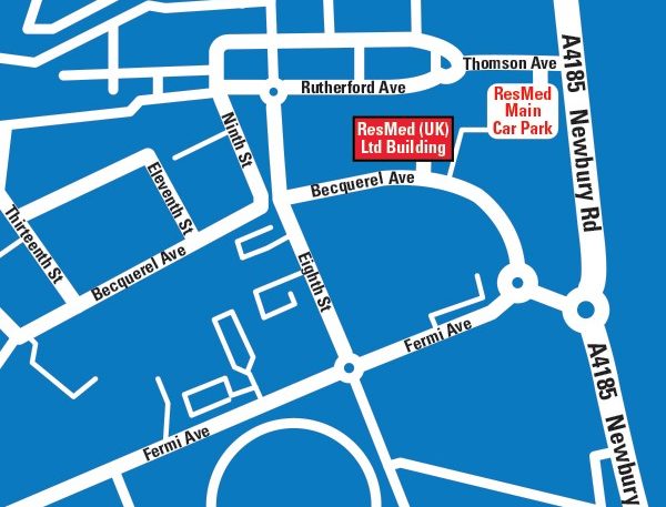 map resmed clinic UK
